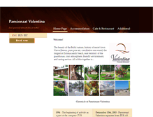Tablet Screenshot of pansionaatvalentina.com